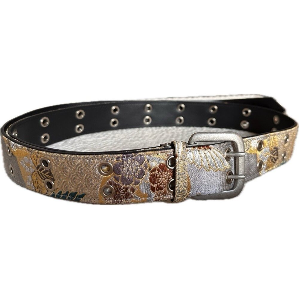 Mitsukoshi Floral Shiny Belt – Imported from Japan – Brand New with Tag